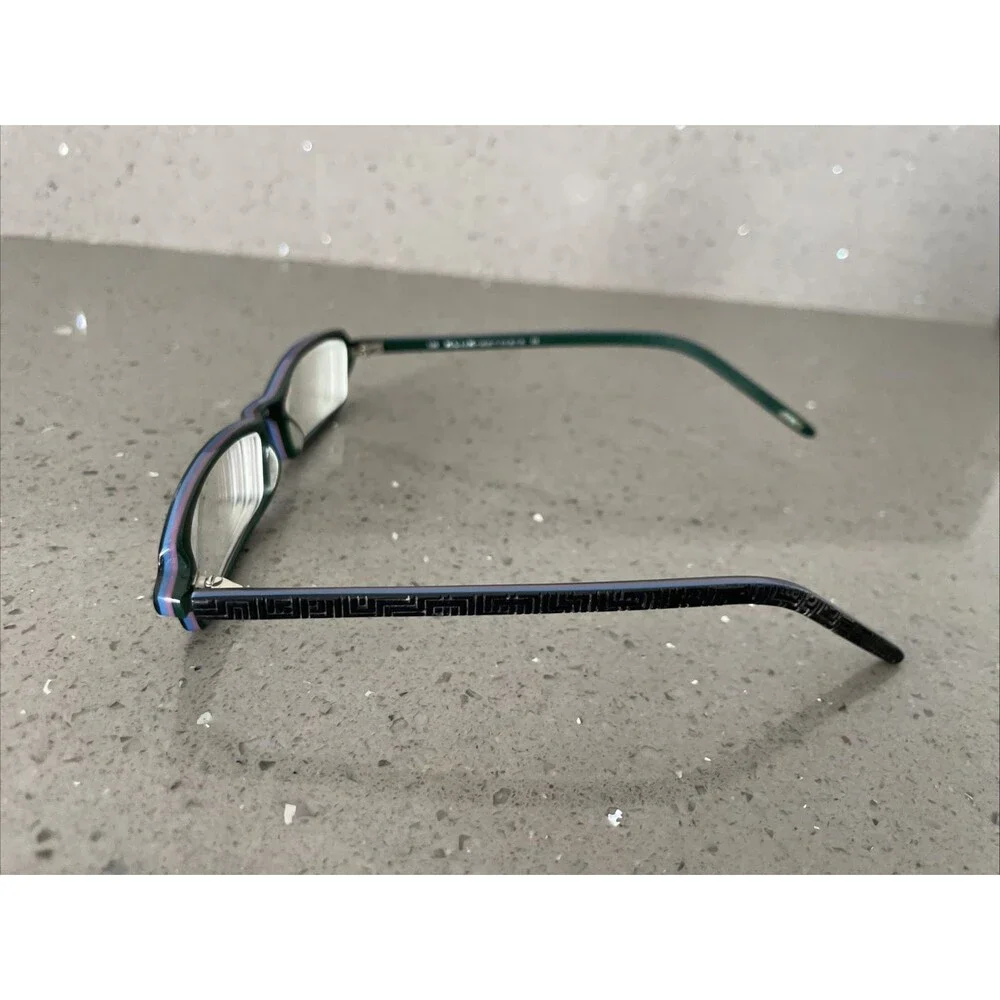 KLiiK eyeglasses frames ONLY Denmark 49-15-135 black full rim rectangle multi